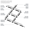 Соединение крестовое LIGHTSTAR 503147-R QUATTRO встраиваемое с подводом питания к треку 5030xx-R ЧЕРНЫЙ